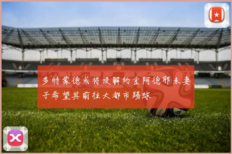 多特蒙德或将设解约金阿德耶米妻子希望其前往大都市踢球